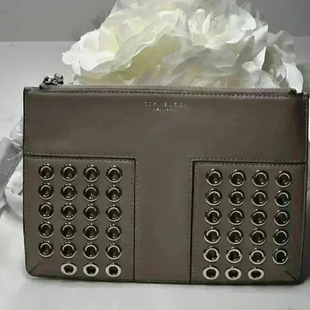 NWOT! Authentic Tory Burch block T grommet mini crossbody Bag/clutch Purse - Picture 6 of 8